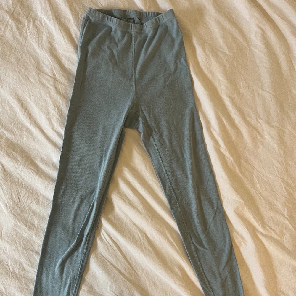 Pansy Organic Cotton Leggings - XS Sky